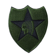 Parche 2nd Infantry Division oliva (verde y negro) - insignia militar
