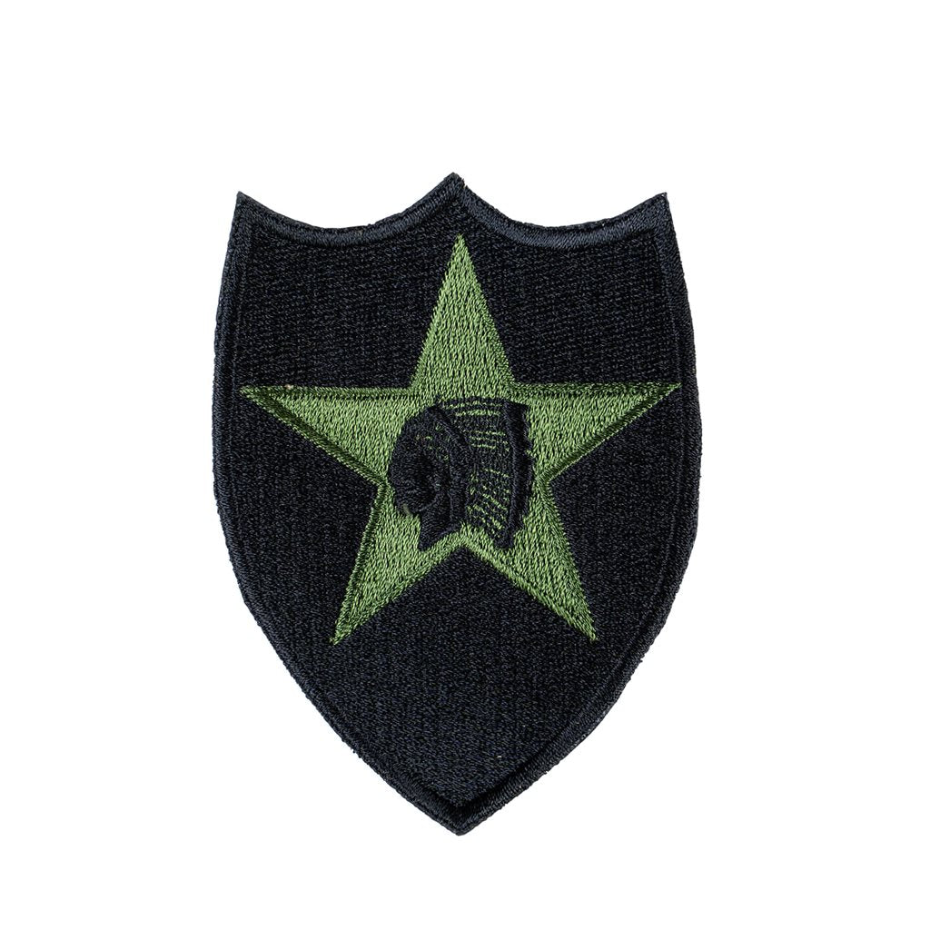 Parche pequeño 2nd Infantry Division color oliv diseño de combate