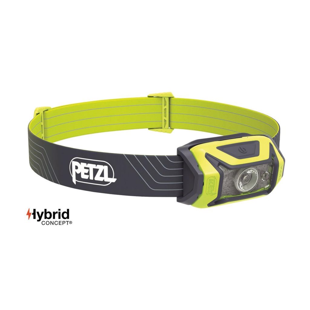 Linterna frontal TIKKA de PETZL con reflector fosforescente