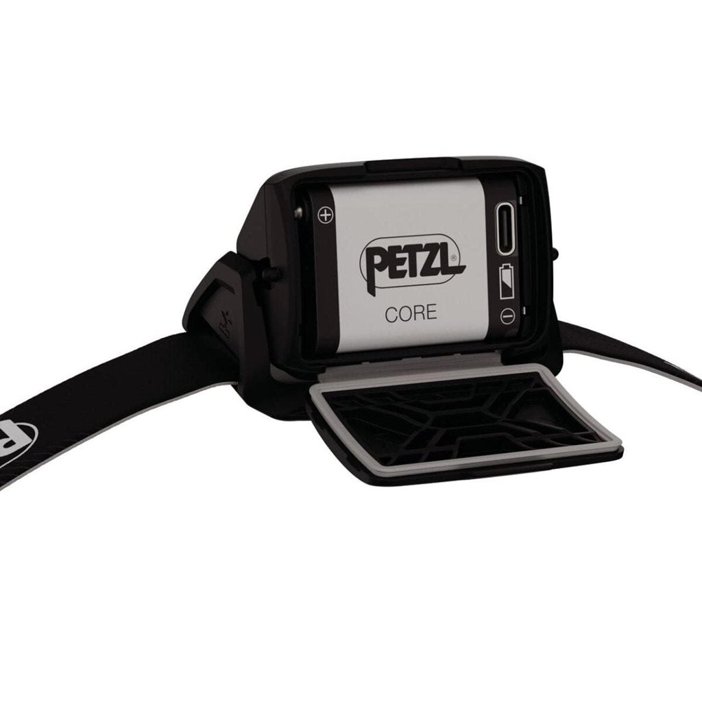 Linterna frontal ACTIK CORE 2025 negra con batería recargable