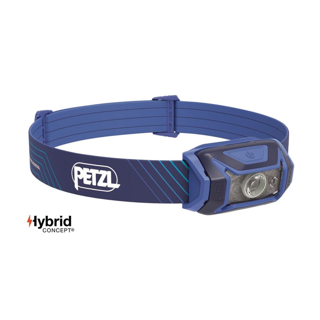 Linterna frontal TIKKA CORE gris con batería recargable y 450 lúmenes