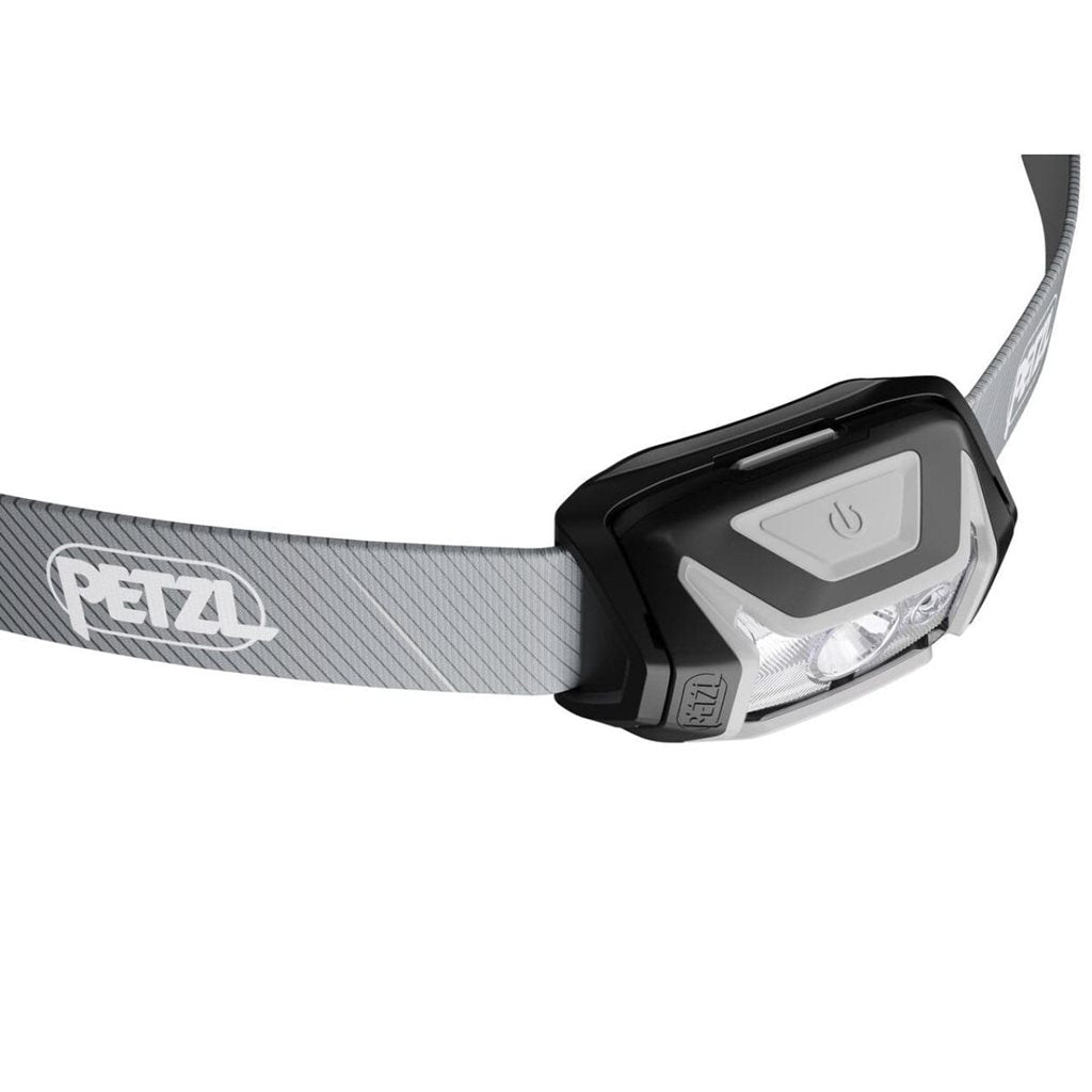 Linterna frontal TIKKA CORE 2025 negra de Petzl, 450 lúmenes, reflector fosforescente y batería CORE incluida