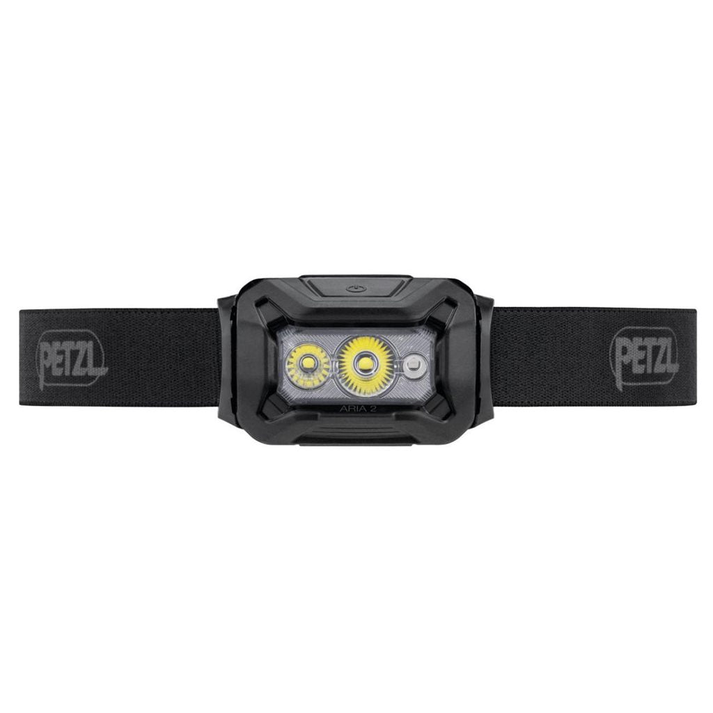 Imagen de la linterna frontal ARIA 2 RGB en color negra