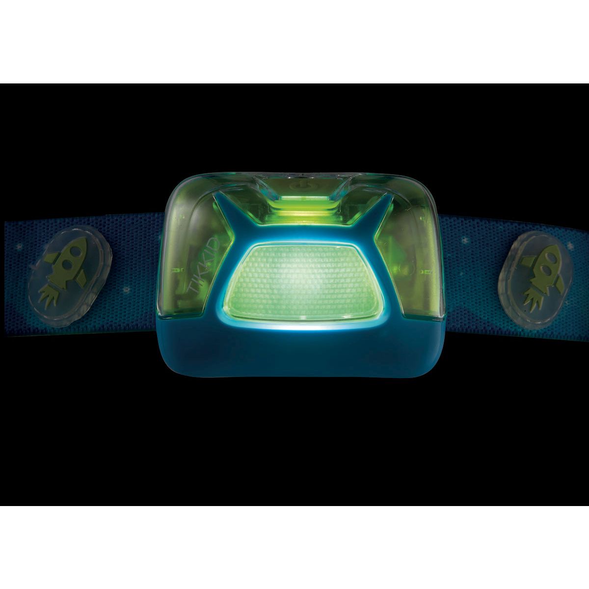 Linterna frontal infantil TIKKID Hybrid, vista frontal del producto