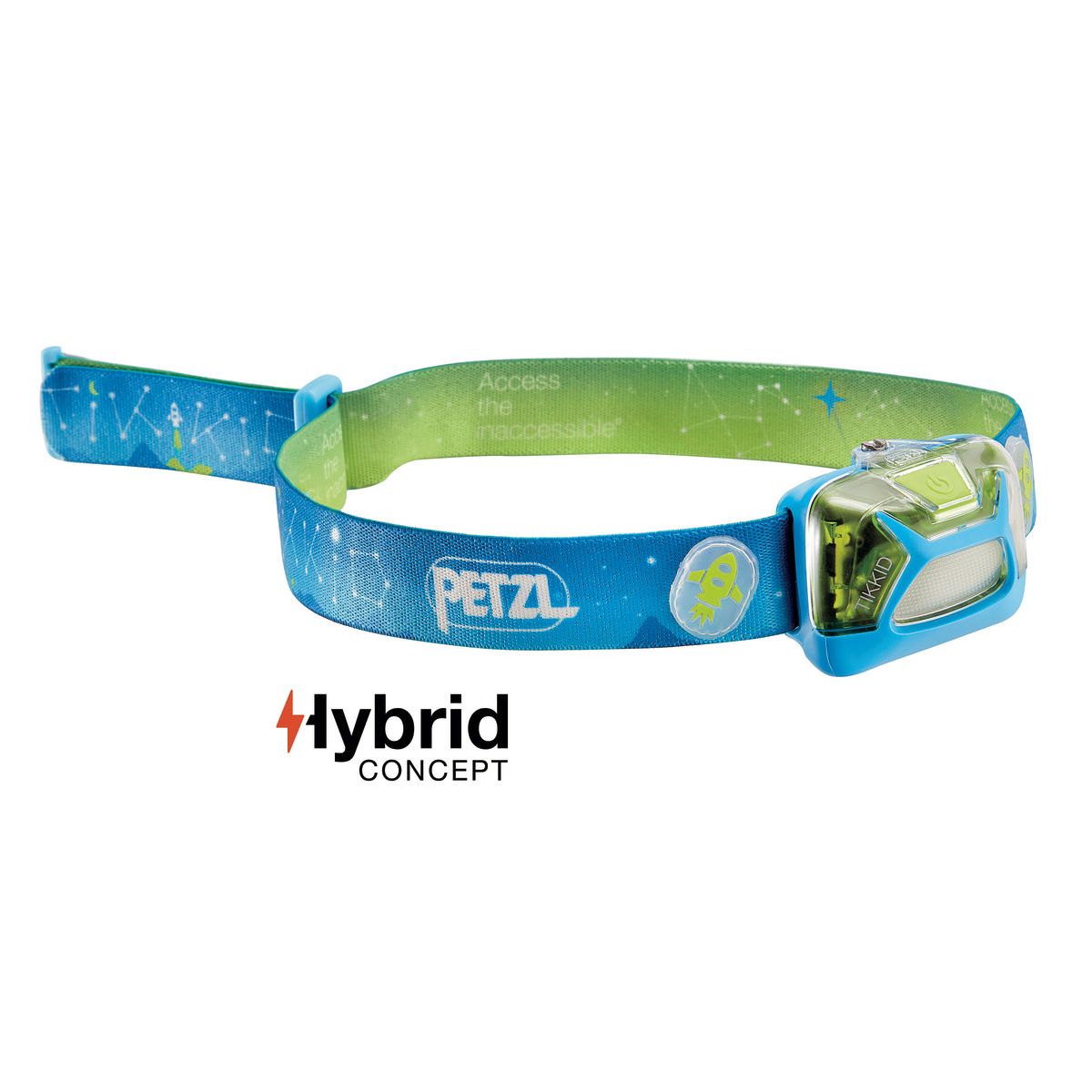 Linterna frontal infantil TIKKID Hybrid, vista frontal del producto