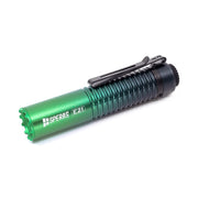 Linterna recargable E21 verde, 2000 lúmenes, alcance 322 m, aluminio 6061, IP68