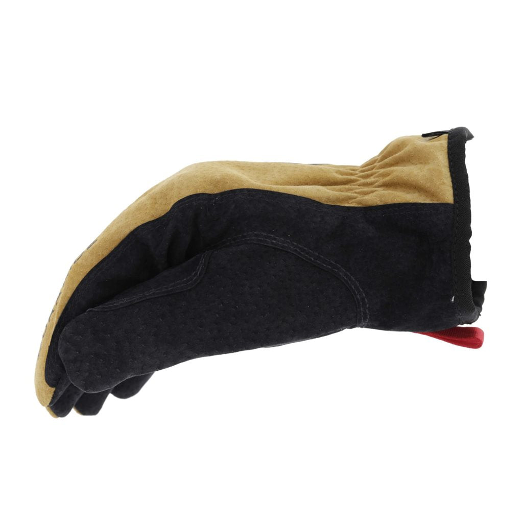 Guantes DuraHide Driver marrón/negro, guantes de cuero con forro de fibra de vidrio