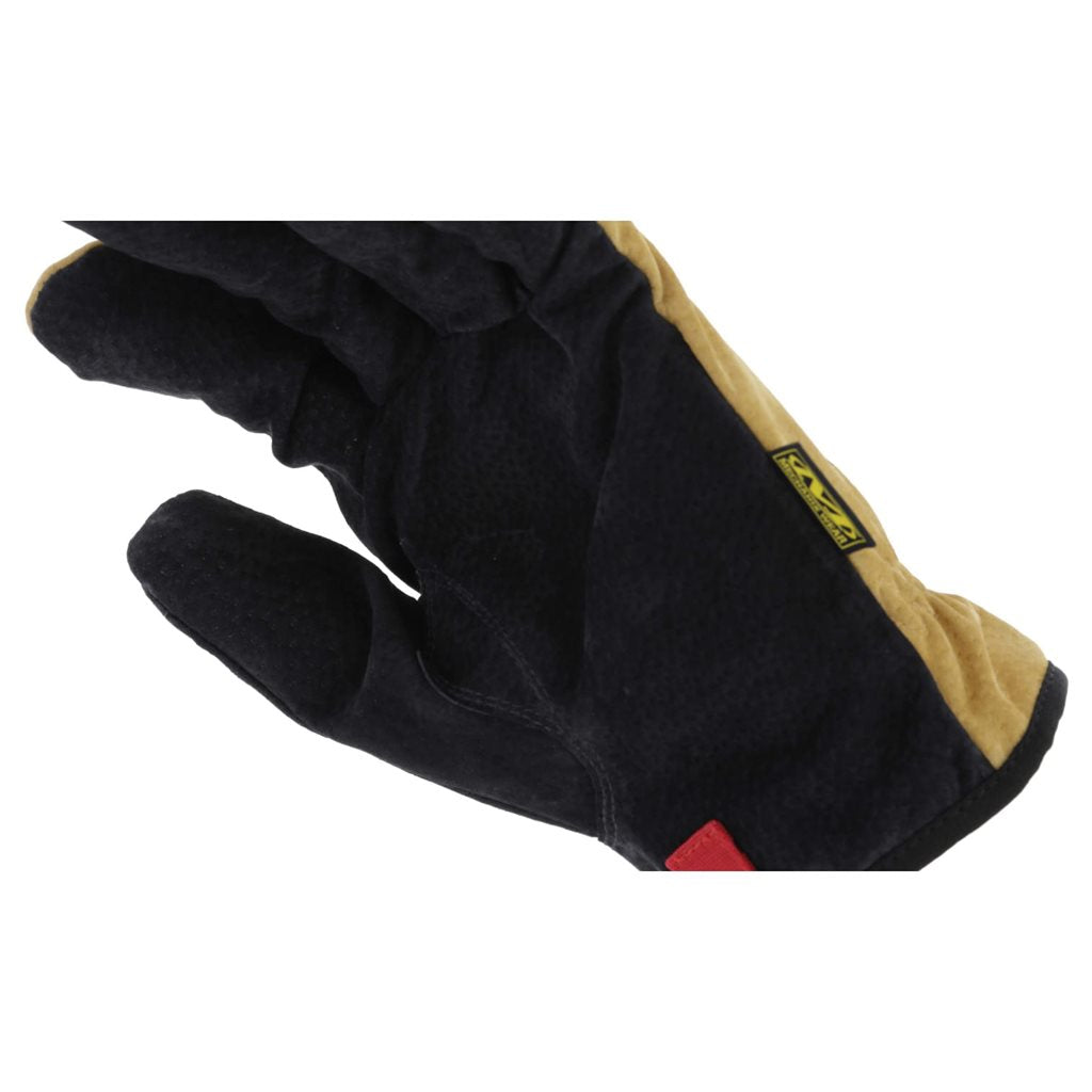 Guantes DuraHide Driver marrón/negro, guantes de cuero con forro de fibra de vidrio