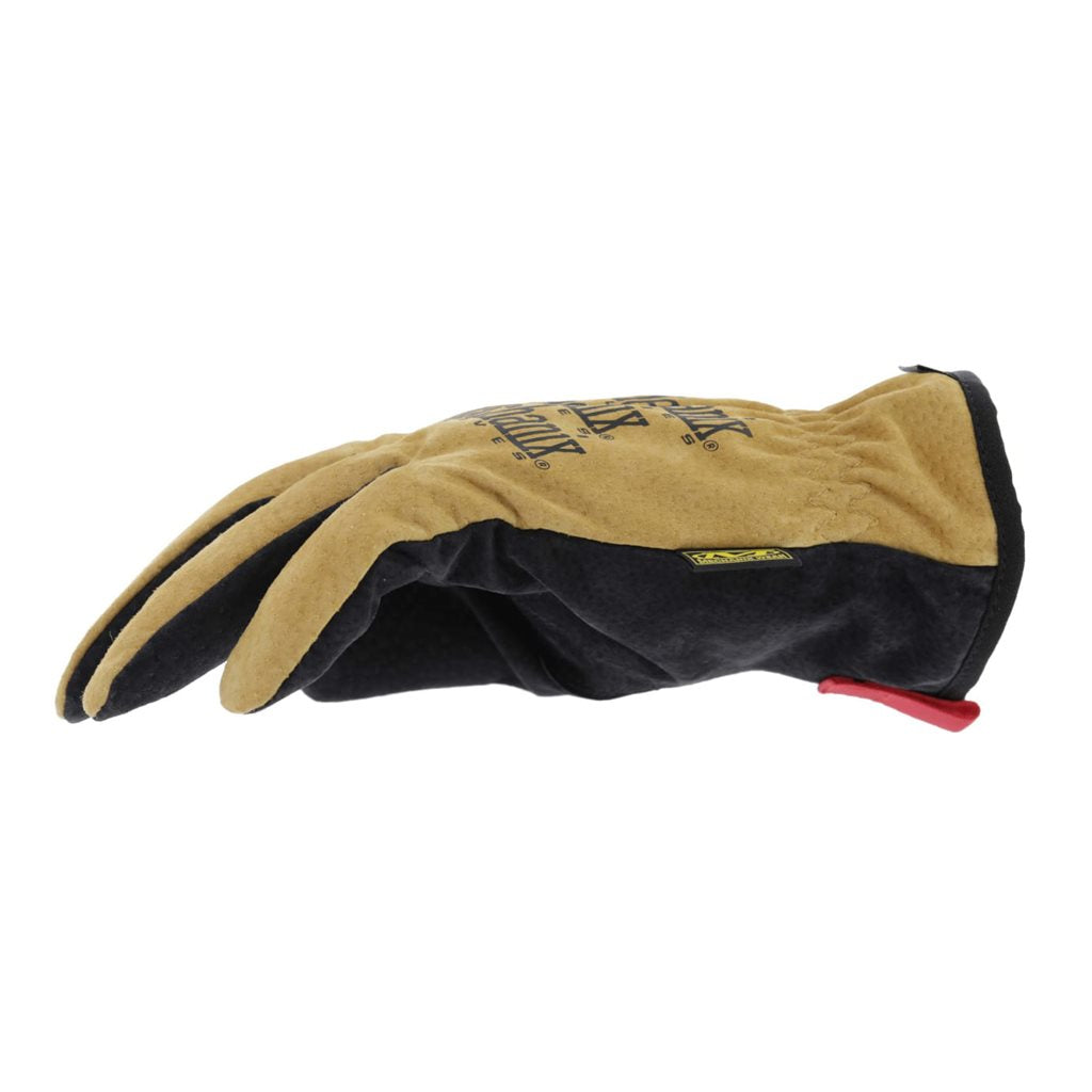 Guantes DuraHide Driver marrón/negro, guantes de cuero con forro de fibra de vidrio