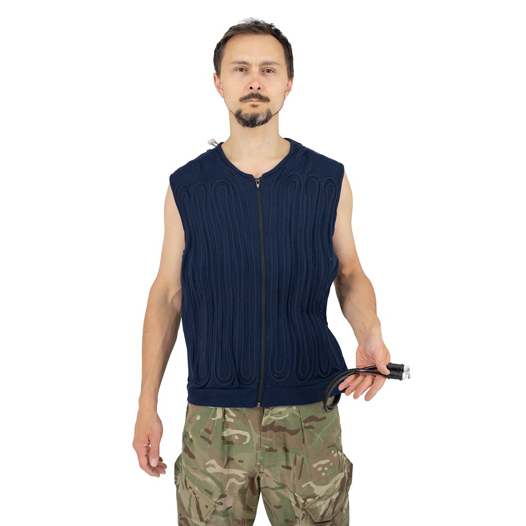 Traje pirotécnico EOD 9 MED-ENG verde usado con accesorios