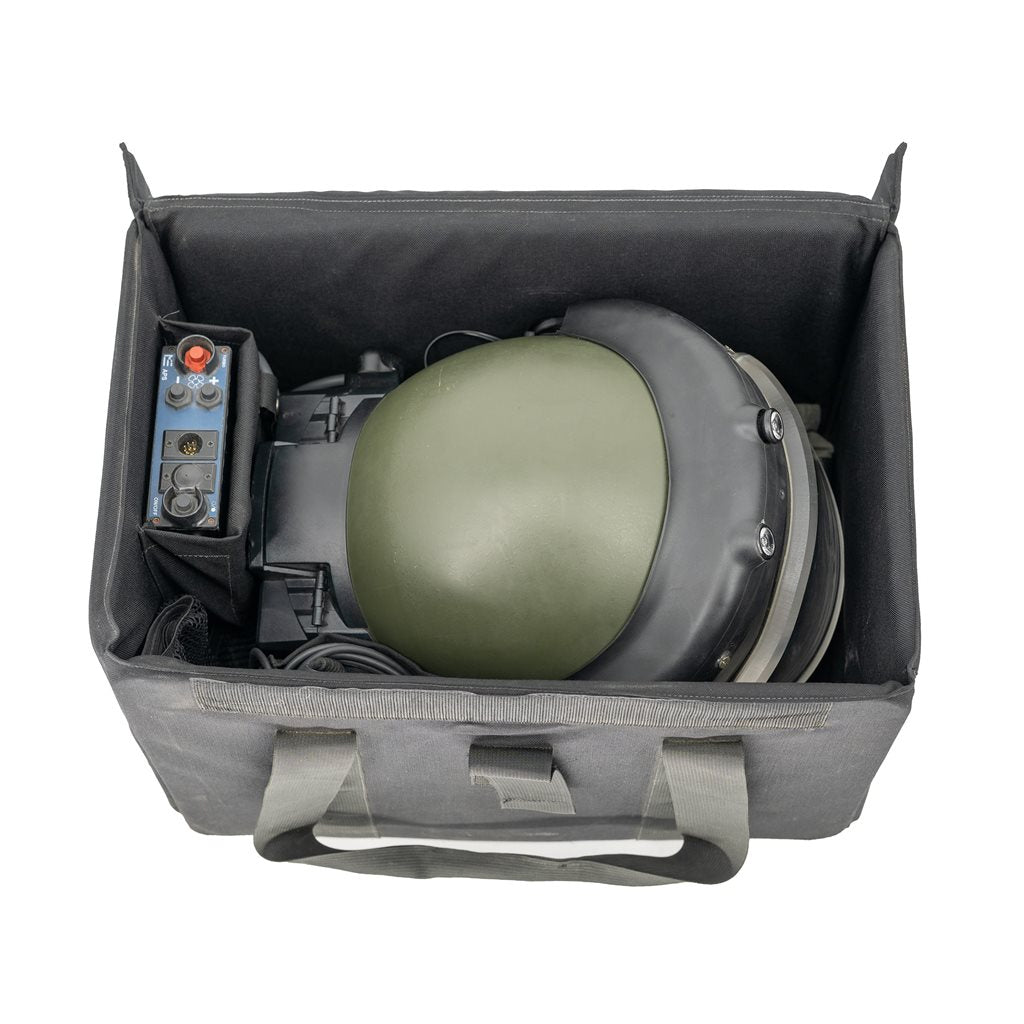 Traje pirotécnico EOD 9 MED-ENG verde usado con accesorios