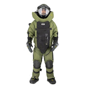 Traje pirotécnico EOD 9 MED-ENG verde usado con accesorios