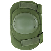 Protectores de codo verdes con espuma de 13 mm y cobertura de goma antideslizante