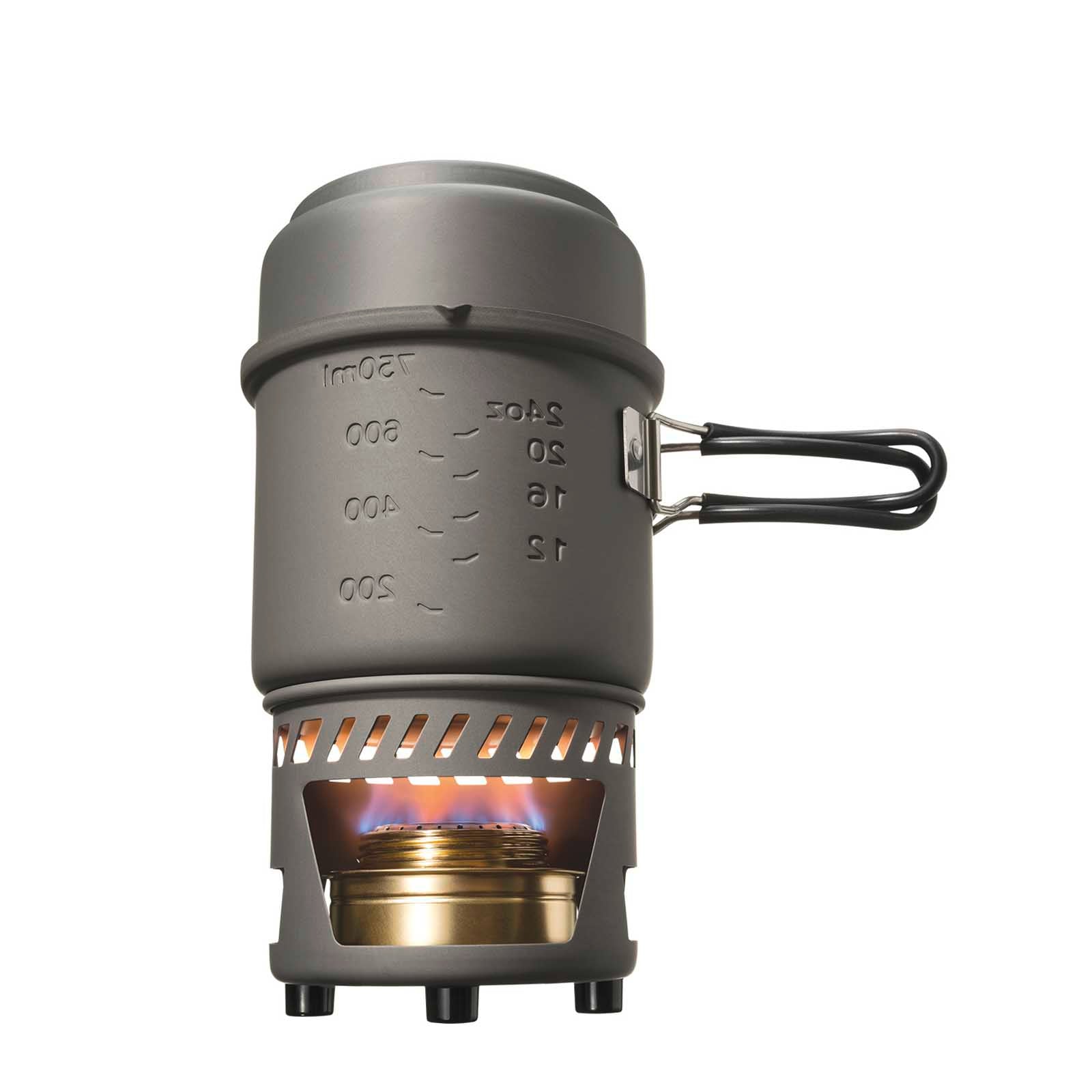 Juego de cocina ESBIT 985 ml con 2 cacerolas y quemador para alcohol