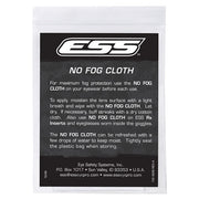 Paño limpiador ESS NO FOG para gafas, reduce el empañamiento