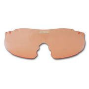 Cristal de repuesto rojo para gafas ICE Eyeshield (cobre rosado), policarbonato, grosor 2,2 mm