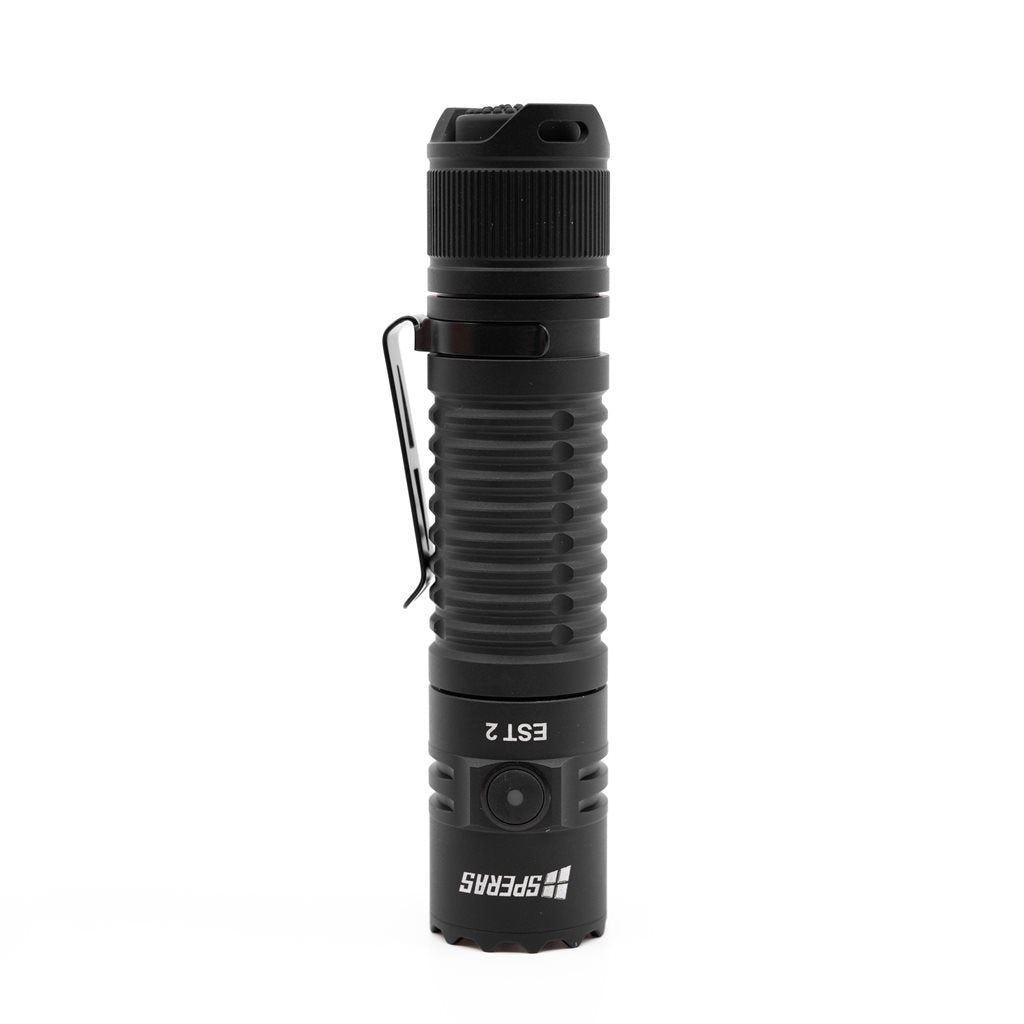 Linterna recargable EST2 compacta con lente TIR y reflector SMO