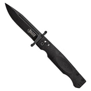Navaja plegable GUARDSMAN en negro, diseño EDC