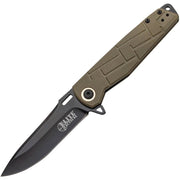 Navaja plegable ELITE TACTICAL con hoja negra y empuñadura tan