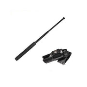 Porra telescópica 45 cm BH-54 negra, endurecida con empuñadura antideslizante y funda