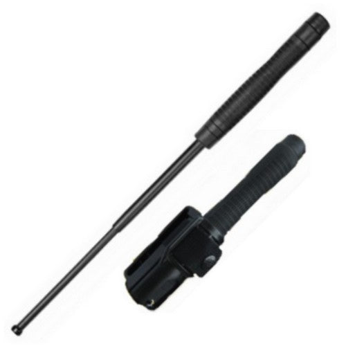 Porra telescópica 45cm BH-54 negra con empuñadura ergonómica y funda