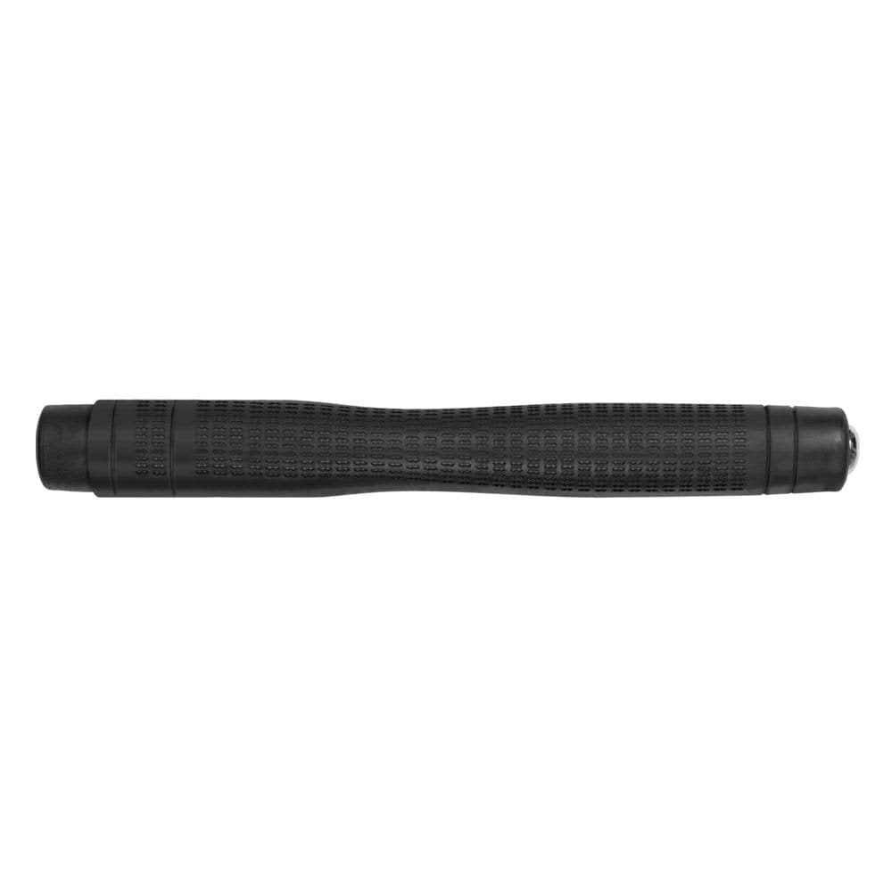 Bastón telescópico templado 58 cm, mango ergonómico y funda, color plata