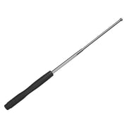 Bastón telescópico templado 58 cm, mango ergonómico y funda, color plata