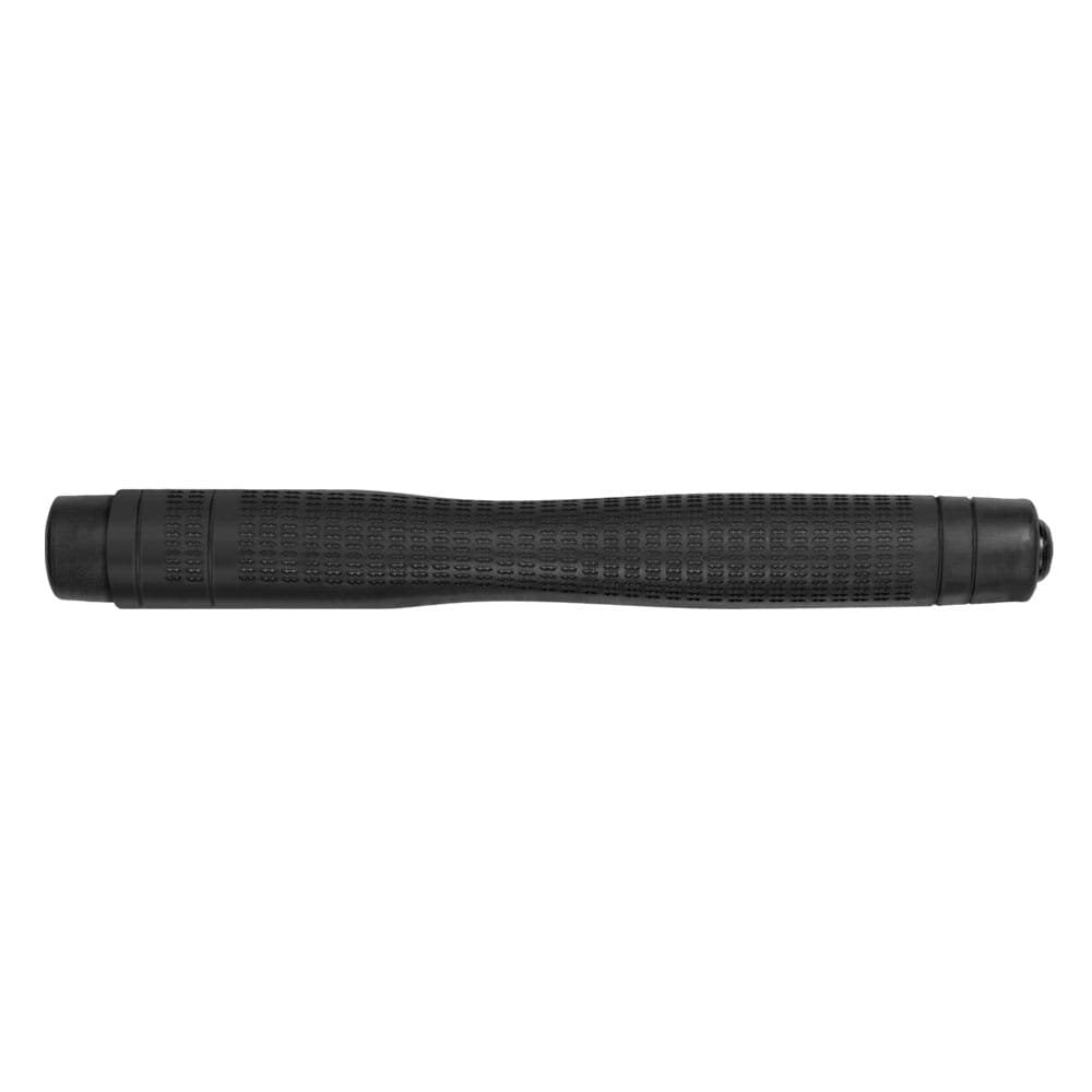 Porra telescópica templada 58 cm, empuñadura ergonómica, funda incluida, color negro
