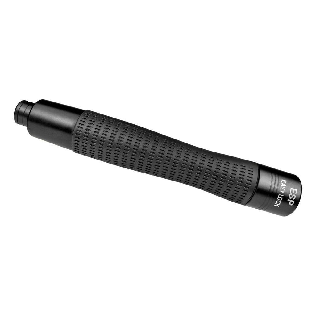Porra telescópica 41 cm (16") con botón, punta redonda y empuñadura ergonómica