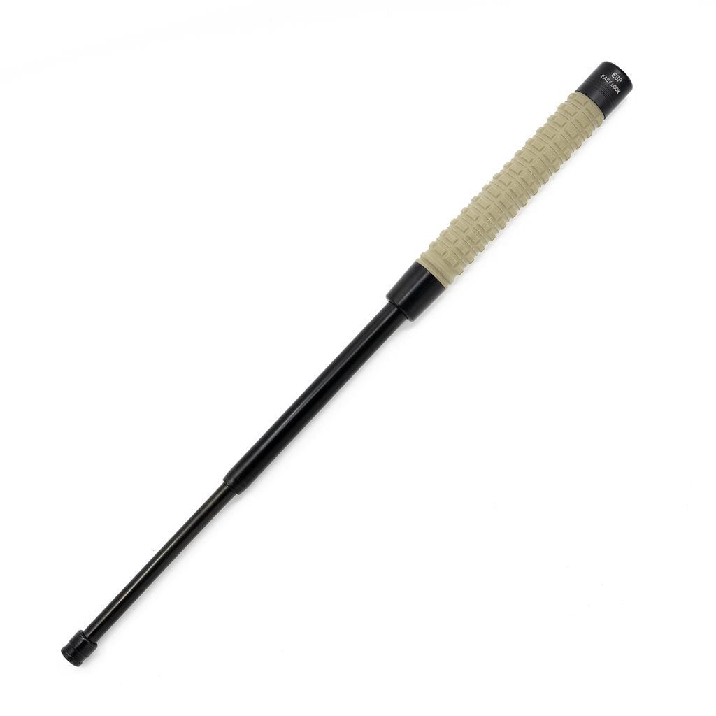 Porra telescópica 51 cm (20") con punta redonda, empuñadura antideslizante y funda BHT-55