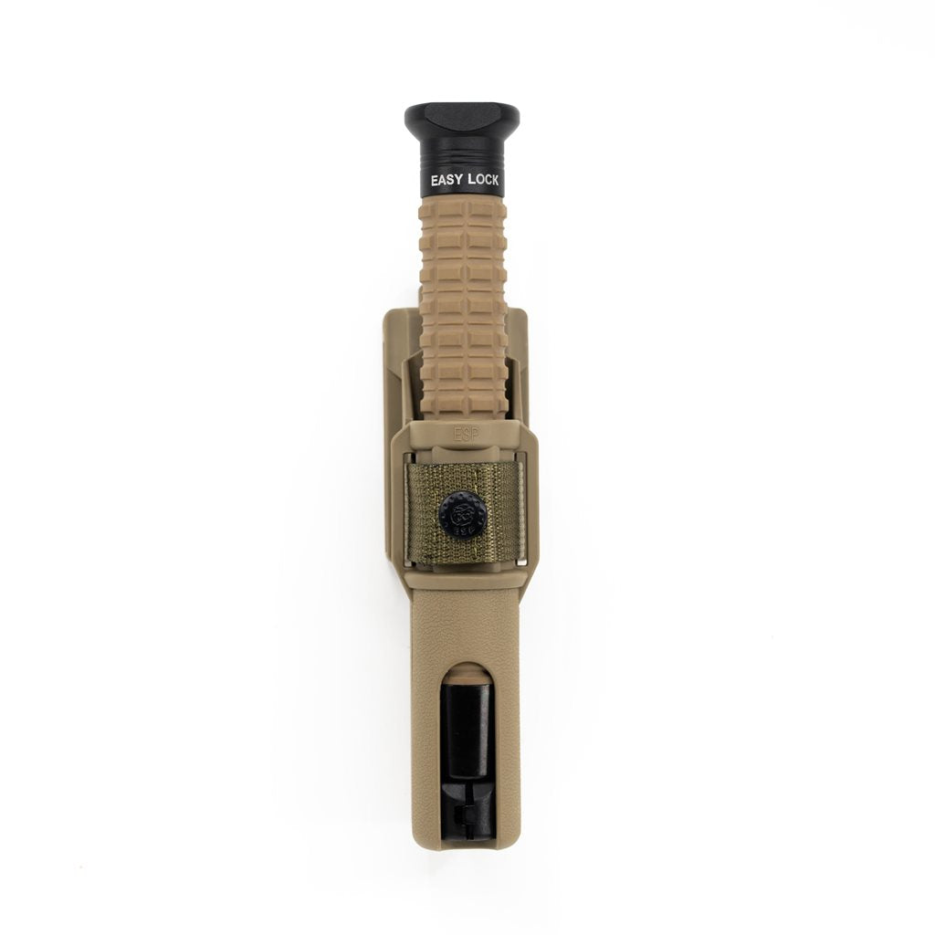 Porra telescópica 51 cm COYOTE con empuñadura antideslizante y funda BHT-55