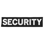 Parche VELCRO SECURITY negro con hilo blanco, 78 x 324 mm