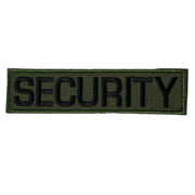 Parche 'SECURITY' color oliva 30 x 120 mm