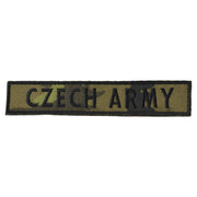 Parche CZECH ARMY vz.95 en tejido camuflaje, 14 x 2,7 cm, con velcro en la parte trasera