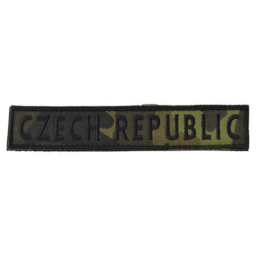 Parche CZECH REPUBLIC vz.95 camuflaje 14 x 2,7 cm con velcro