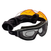 Gafas tácticas cerradas F-Tac negras con lentes intercambiables y clip RX