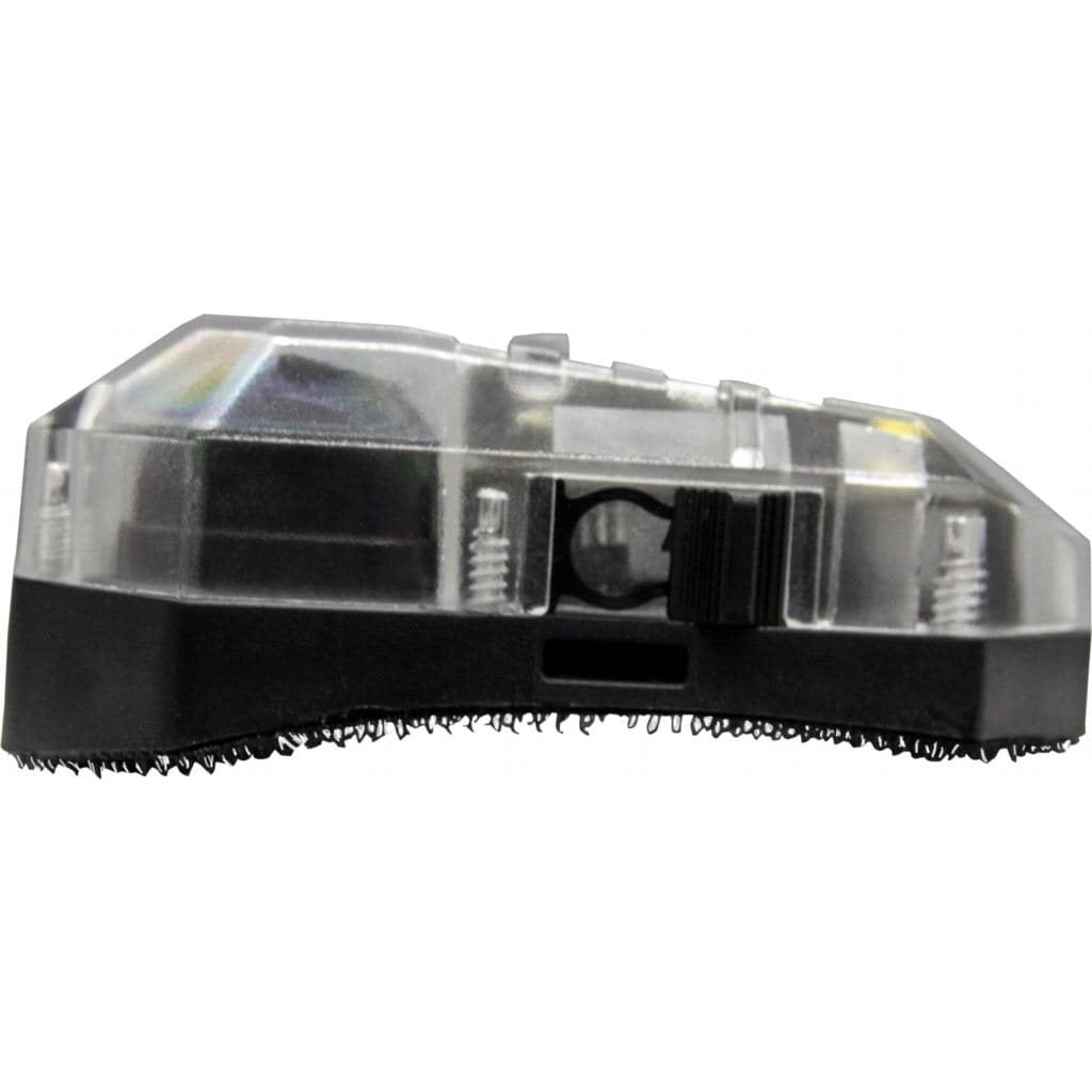 Luz de posición F101 STEALTH SURVIVAL IPX8 negra montada en casco