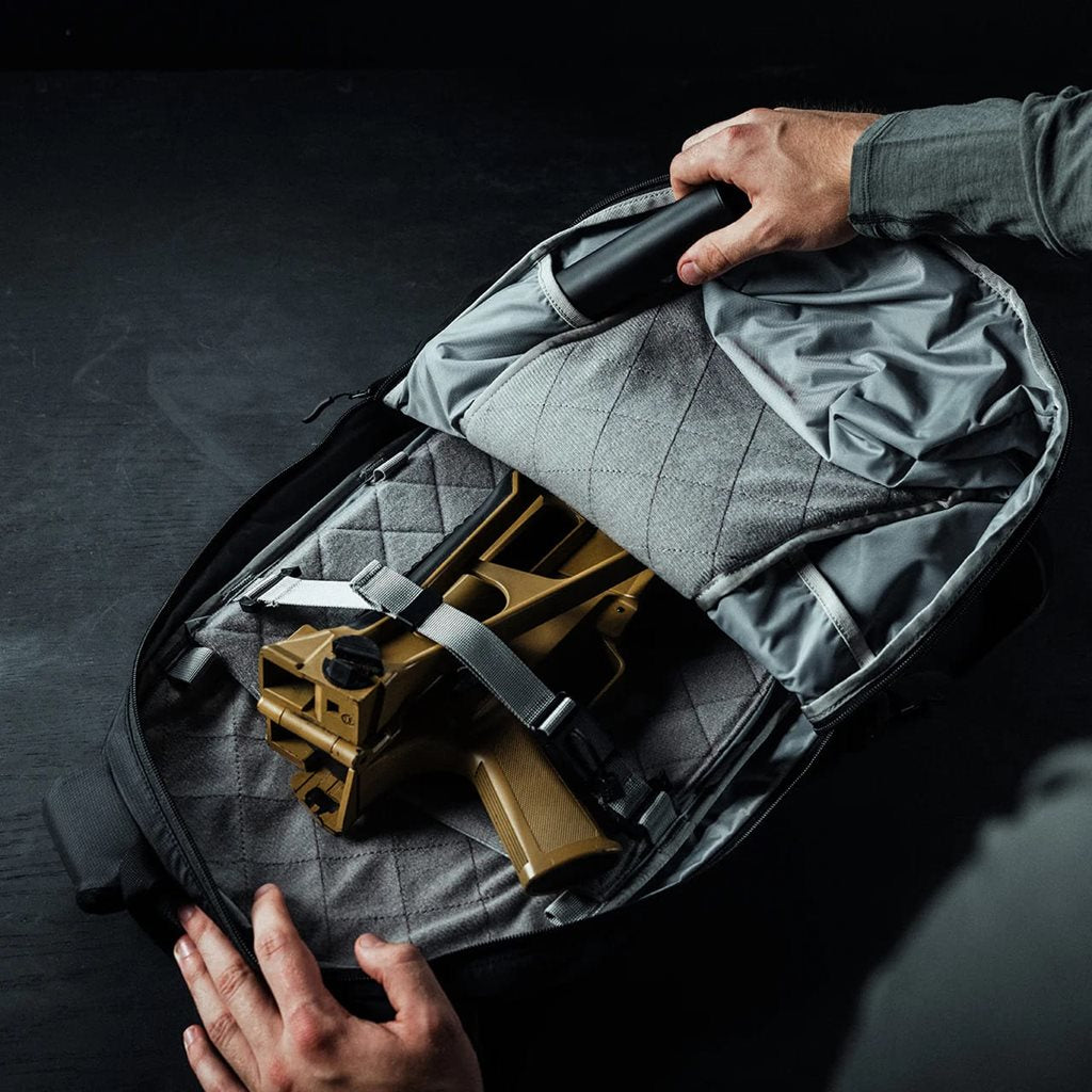 Mochila FADE TRANSPORT 18 L negra - EBERLESTOCK, variante compacta