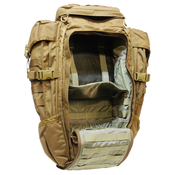 Mochila Eberlestock Halftrack negra, resistente y modular