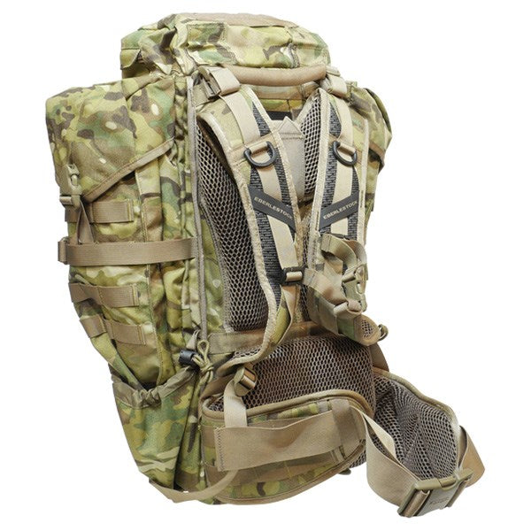 Mochila Eberlestock Halftrack negra, resistente y modular