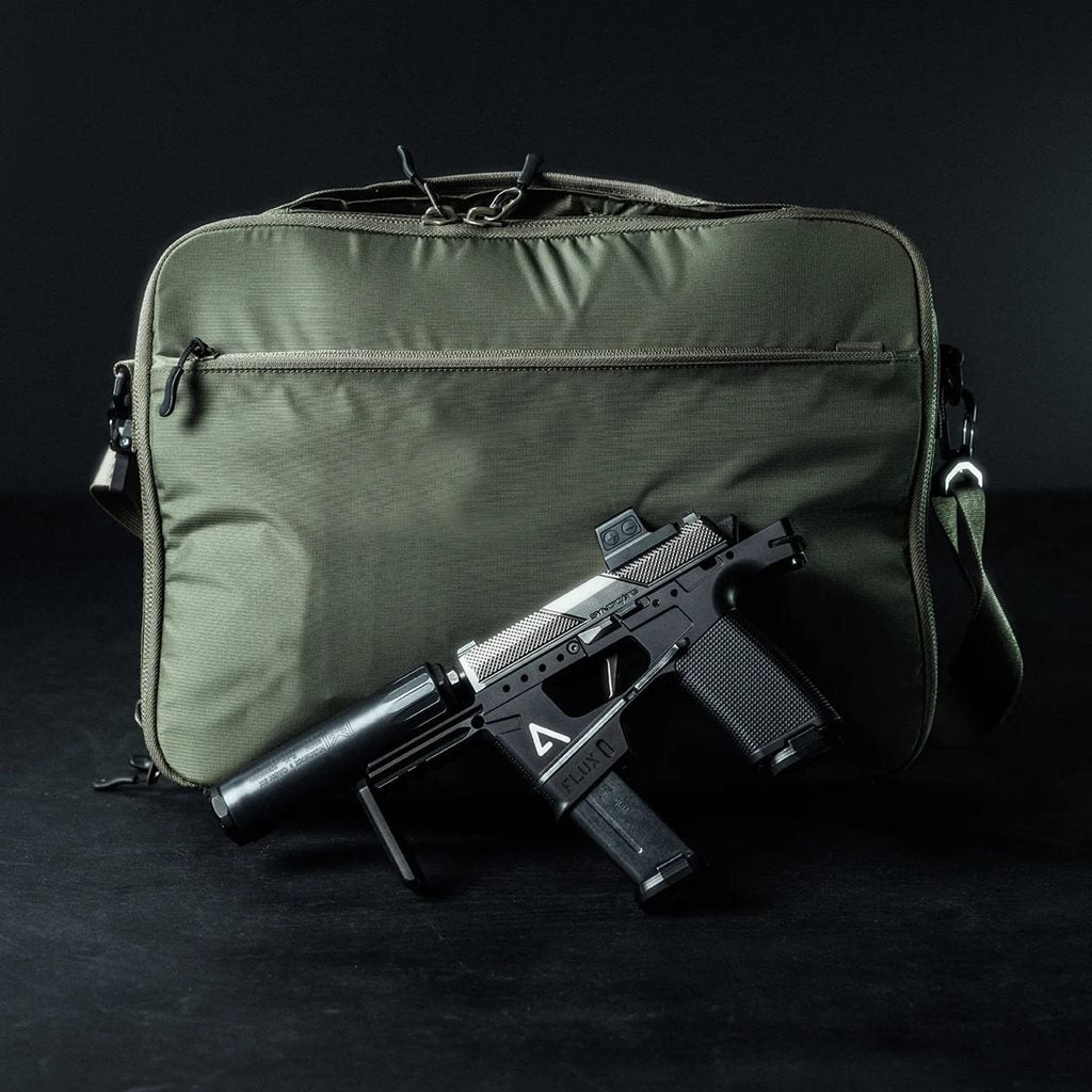 Bolsa bandolera FADE BRIEF negra Eberlestock, para portátil y porte oculto