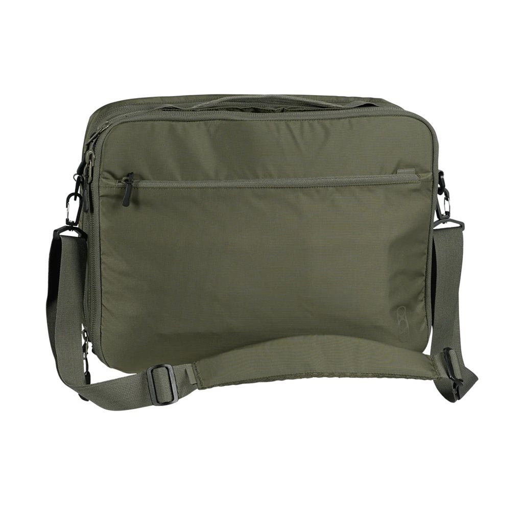 Bolso bandolera FADE BRIEF negro con compartimento para portátil y apto para porte oculto (CCW)