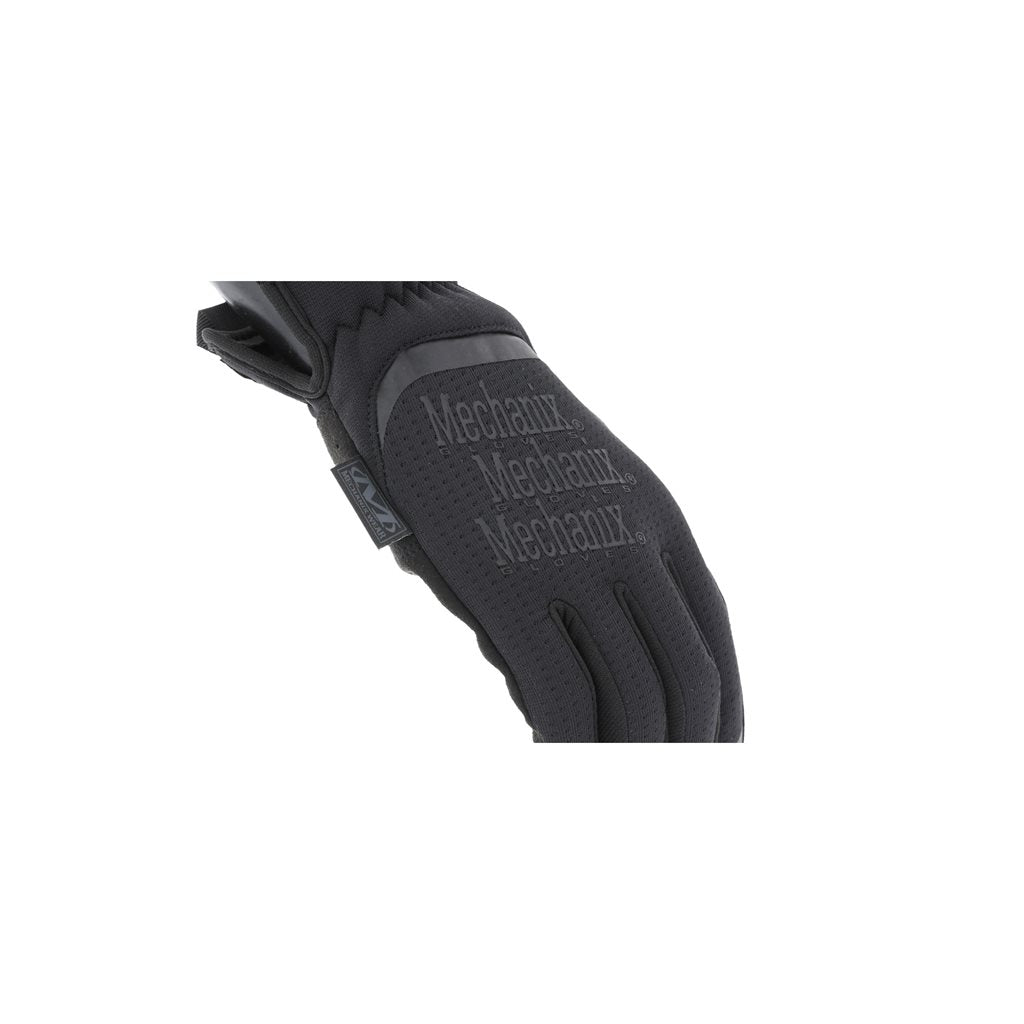 Guantes FASTFIT negros para mujer MECHANIX, piel sintética y compatibles con pantallas táctiles