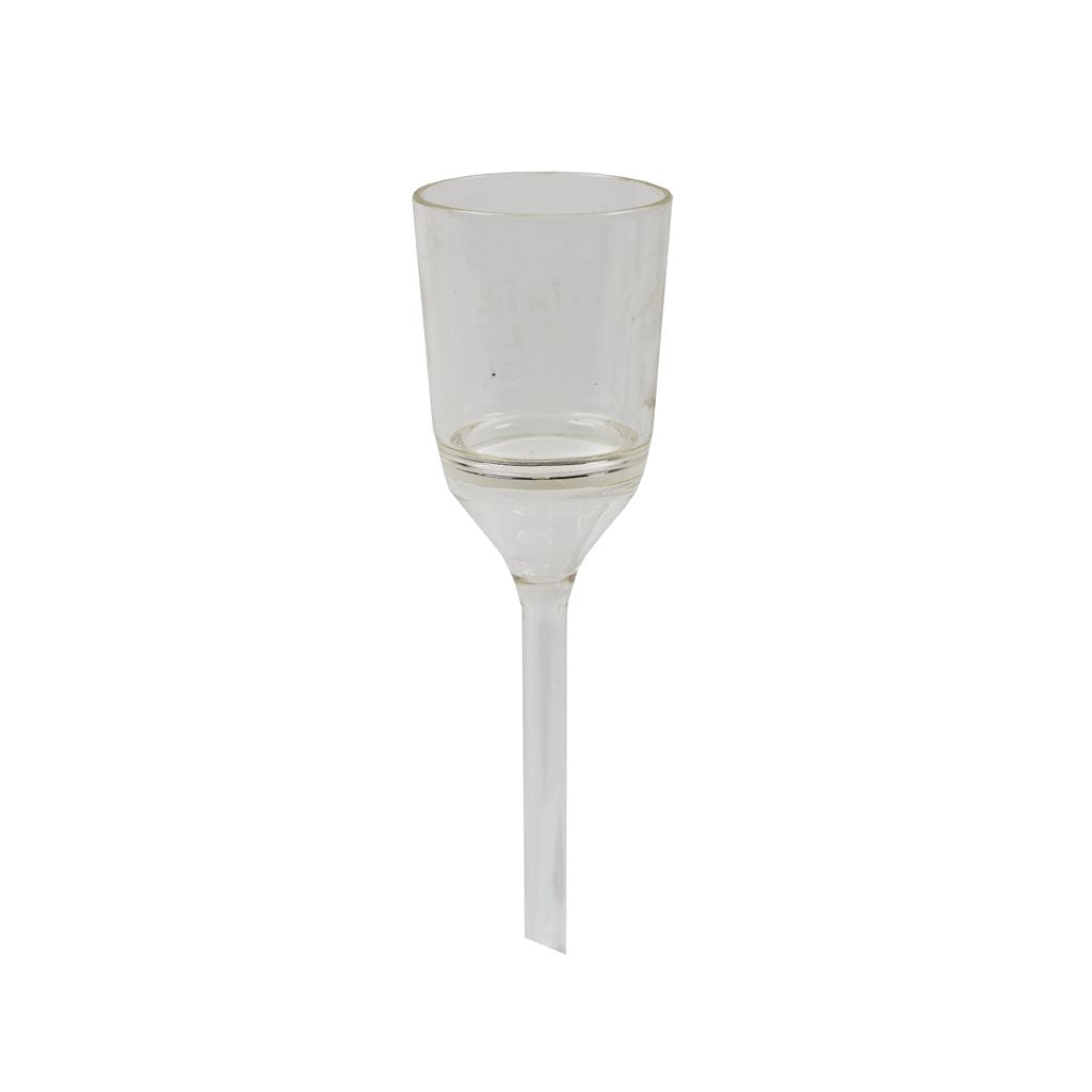 Embudo de vidrio de laboratorio con frita S3, 70 ml