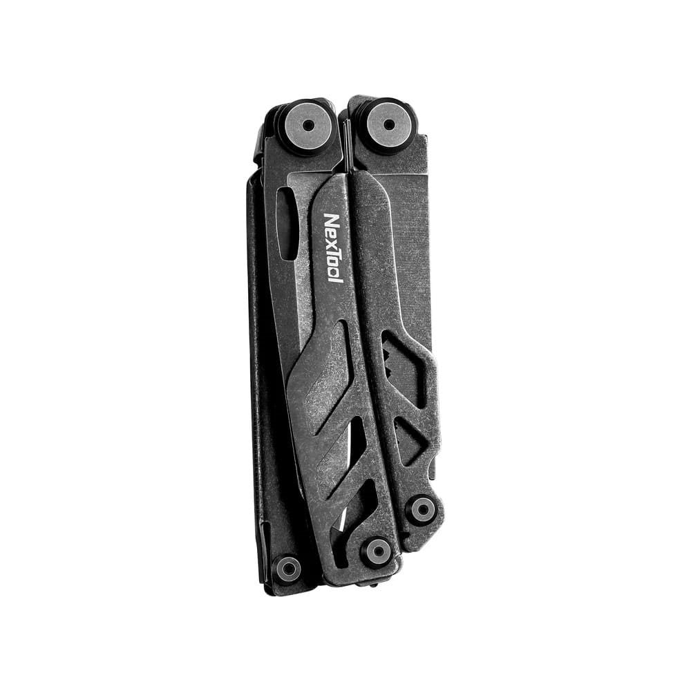 Flagship Pro Multi Tool negros — alicates multifunción con diseño mariposa y tijeras de muelle