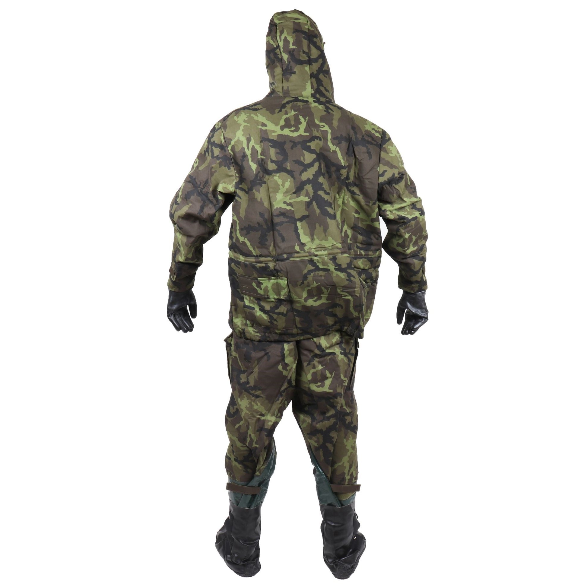 Traje filtrante protector FOP-96 vz.95 en camuflaje, imagen del conjunto