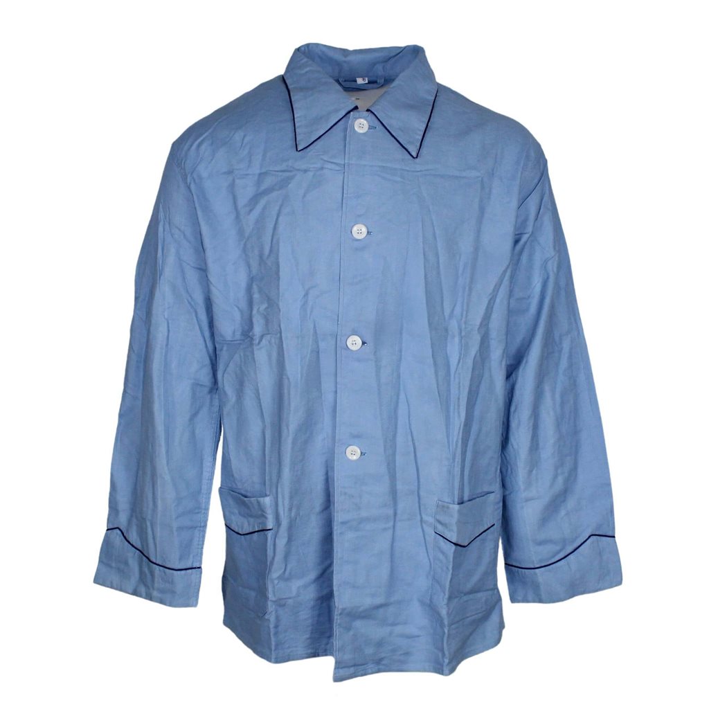 Blusa pijama francesa acolchada de algodón con interior de franela cálida