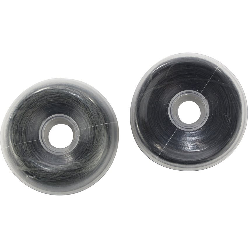 Cuerda kevlar recubierta de silicona negra, 2 bobinas