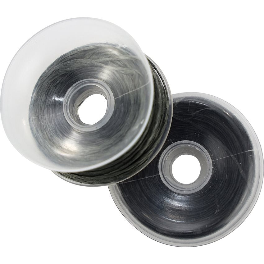 Cuerda kevlar recubierta de silicona negra, 2 bobinas