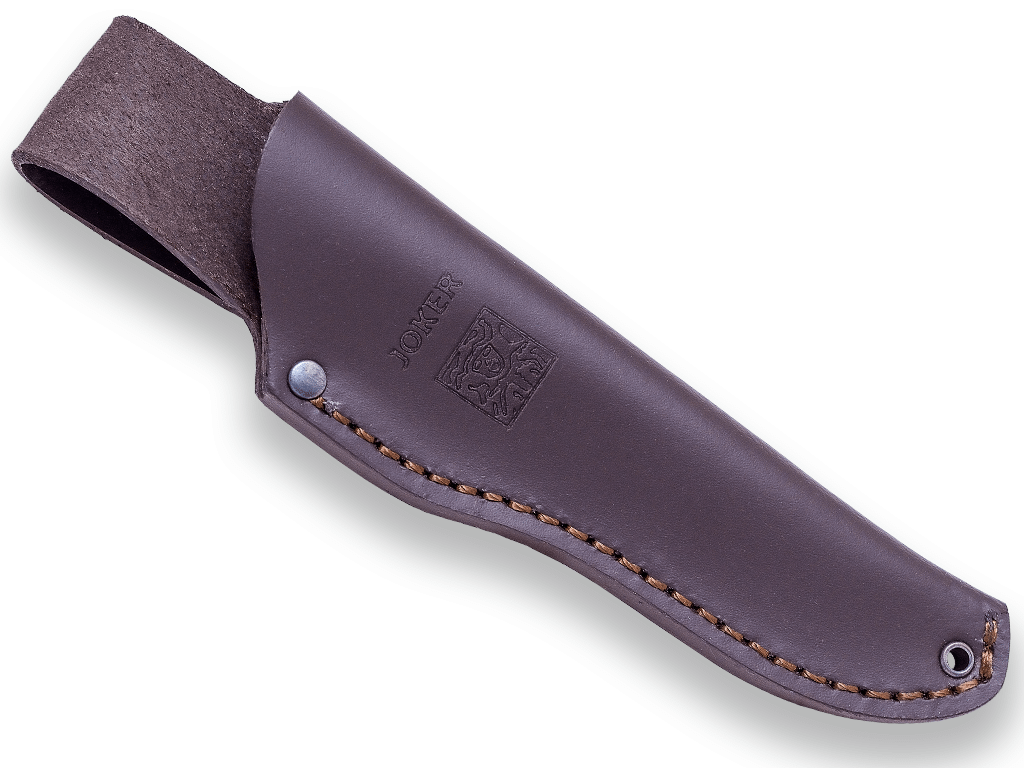 Imagen de Cuchillo De Caza Joker Flecha, Puño De Asta De Ciervo, Hoja De 12,5 Cm.Funda De Cuero CC107 parte de nuestra colección en Espadas y más, sitio oficial.